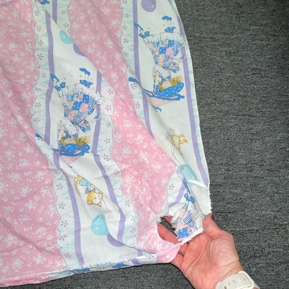🌸 Rare Vintage Holly Hobby Full size‎ sheet set, pastel Excellent used Cond…
